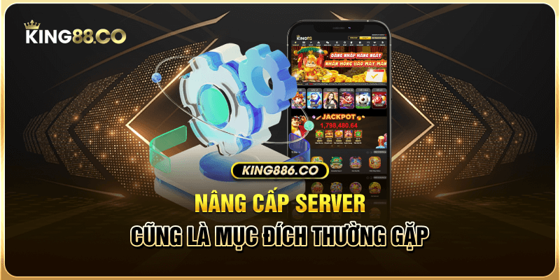 Nâng cấp server cũng là mục đích thường gặp